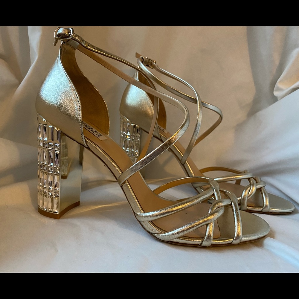 Never Worn Badgley Mischka Strappy Heels
